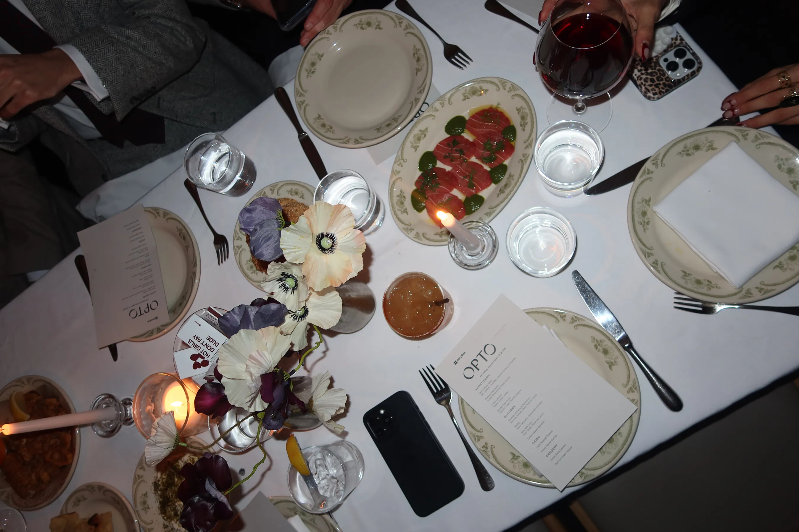 Storytime Friendsgiving dinner at Opto