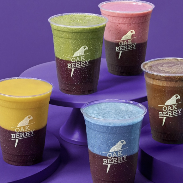 Oakberry smoothies