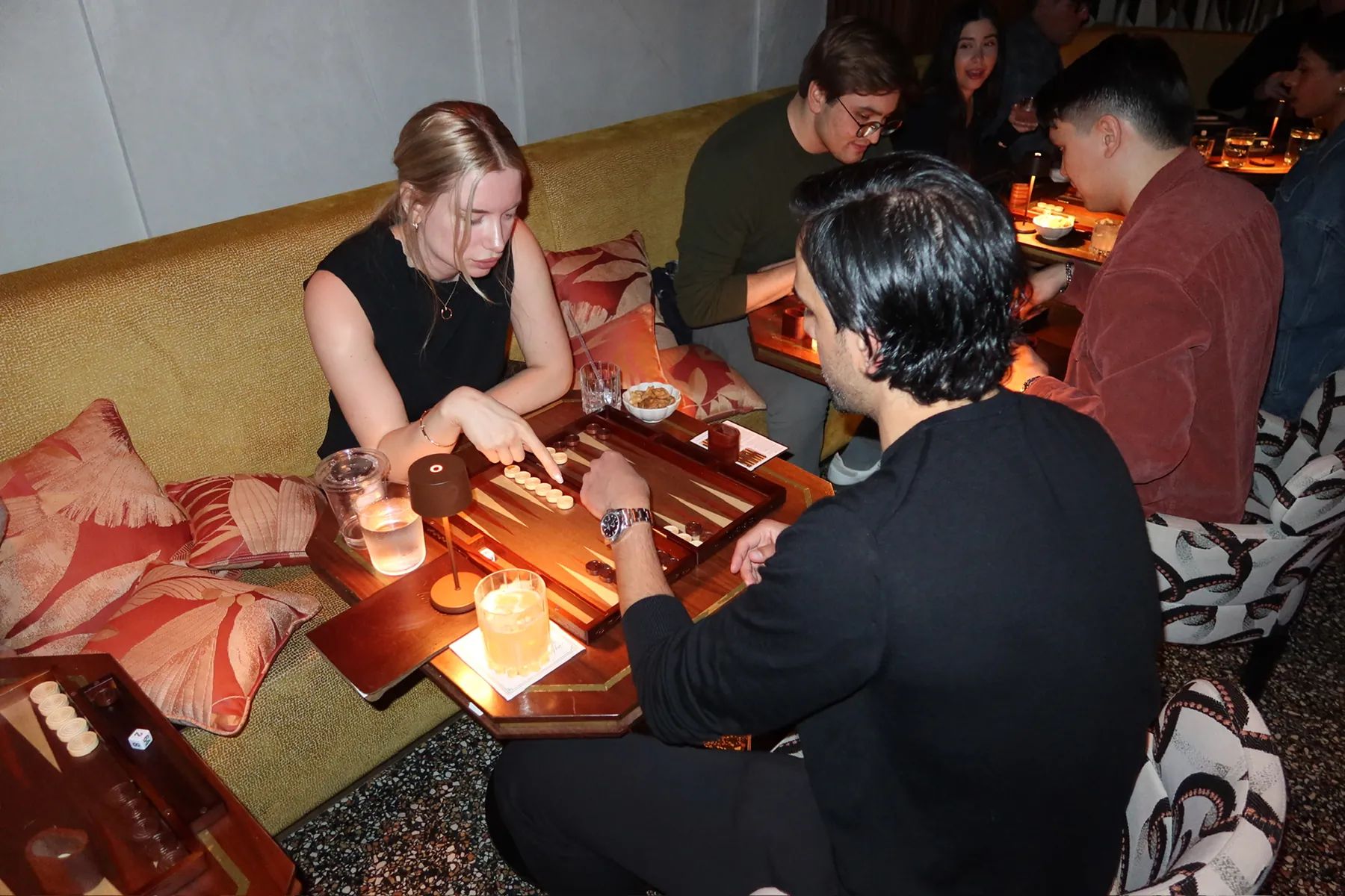 Backgammon Social at Beefbar NYC with Storytime